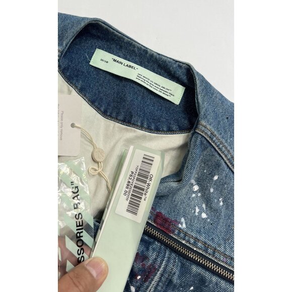 OFF-WHITE Vintage Paint Vest in Blue - Picture 5 of 5